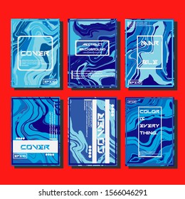 Mixture of acrylic paints. Liquid marble texture. Fluid art. Applicable for design cover, presentation, invitation, flyer, annual report, poster and business card, desing packaging. Modern artwork