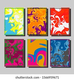 Mixture of acrylic paints. Liquid marble texture. Fluid art. Applicable for design cover, presentation, invitation, flyer, annual report, poster and business card, desing packaging. Modern artwork