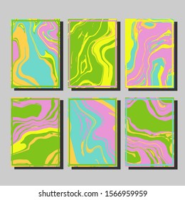 Mixture of acrylic paints. Liquid marble texture. Fluid art. Applicable for design cover, presentation, invitation, flyer, annual report, poster and business card, desing packaging. Modern artwork