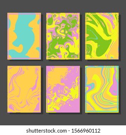 Mixture of acrylic paints. Liquid marble texture. Fluid art. Applicable for design cover, presentation, invitation, flyer, annual report, poster and business card, desing packaging. Modern artwork