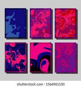 Mixture of acrylic paints. Liquid marble texture. Fluid art. Applicable for design cover, presentation, invitation, flyer, annual report, poster and business card, desing packaging. Modern artwork