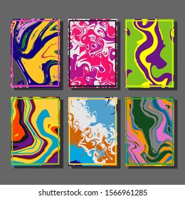 Mixture of acrylic paints. Liquid marble texture. Fluid art. Applicable for design cover, presentation, invitation, flyer, annual report, poster and business card, desing packaging. Modern artwork
