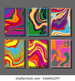 Mixture of acrylic paints. Liquid marble texture. Fluid art. Applicable for design cover, presentation, invitation, flyer, annual report, poster and business card, desing packaging. Modern artwork