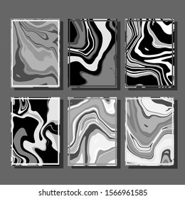 Mixture of acrylic paints. Liquid marble texture. Fluid art. Applicable for design cover, presentation, invitation, flyer, annual report, poster and business card, desing packaging. Modern artwork
