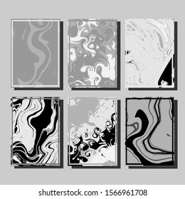 Mixture of acrylic paints. Liquid marble texture. Fluid art. Applicable for design cover, presentation, invitation, flyer, annual report, poster and business card, desing packaging. Modern artwork