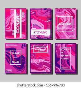 Mixture of acrylic paints. Liquid marble texture. Fluid art. Applicable for design cover, presentation, invitation, flyer, annual report, poster and business card, desing packaging. Modern artwork