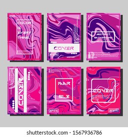Mixture of acrylic paints. Liquid marble texture. Fluid art. Applicable for design cover, presentation, invitation, flyer, annual report, poster and business card, desing packaging. Modern artwork