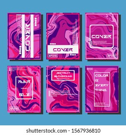 Mixture of acrylic paints. Liquid marble texture. Fluid art. Applicable for design cover, presentation, invitation, flyer, annual report, poster and business card, desing packaging. Modern artwork