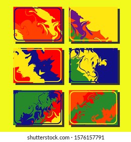 Mixture of acrylic paints. Liquid marble texture. Fluid art. Applicable for design cover, presentation, invitation, flyer, annual report, poster and business card, desing packaging. Modern artwork