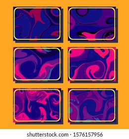 Mixture of acrylic paints. Liquid marble texture. Fluid art. Applicable for design cover, presentation, invitation, flyer, annual report, poster and business card, desing packaging. Modern artwork