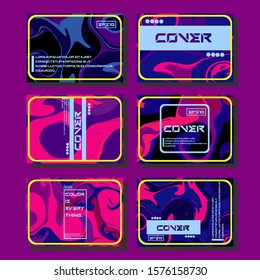 Mixture of acrylic paints. Liquid marble texture. Fluid art. Applicable for design cover, presentation, invitation, flyer, annual report, poster and business card, desing packaging. Modern artwork