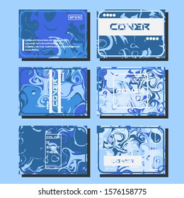 Mixture of acrylic paints. Liquid marble texture. Fluid art. Applicable for design cover, presentation, invitation, flyer, annual report, poster and business card, desing packaging. Modern artwork