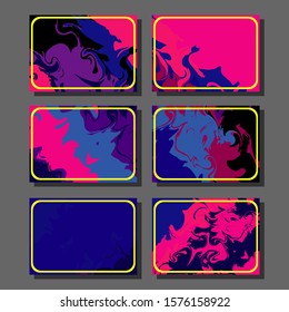 Mixture of acrylic paints. Liquid marble texture. Fluid art. Applicable for design cover, presentation, invitation, flyer, annual report, poster and business card, desing packaging. Modern artwork