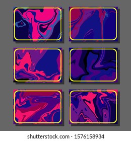 Mixture of acrylic paints. Liquid marble texture. Fluid art. Applicable for design cover, presentation, invitation, flyer, annual report, poster and business card, desing packaging. Modern artwork