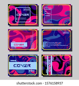 Mixture of acrylic paints. Liquid marble texture. Fluid art. Applicable for design cover, presentation, invitation, flyer, annual report, poster and business card, desing packaging. Modern artwork