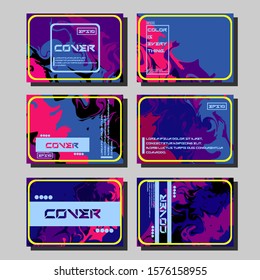 Mixture of acrylic paints. Liquid marble texture. Fluid art. Applicable for design cover, presentation, invitation, flyer, annual report, poster and business card, desing packaging. Modern artwork