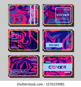 Mixture of acrylic paints. Liquid marble texture. Fluid art. Applicable for design cover, presentation, invitation, flyer, annual report, poster and business card, desing packaging. Modern artwork