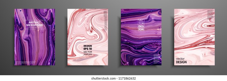 Mixture of acrylic paints. Modern artwork. Trendy design. Marble effect painting. Graphic hand drawn design for design covers, presentation, invitation, flyer, annual report, poster and business card
