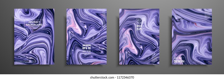 Mixture of acrylic paints. Modern artwork. Trendy design. Marble effect painting. Graphic hand drawn design for design covers, presentation, invitation, flyer, annual report, poster and business card
