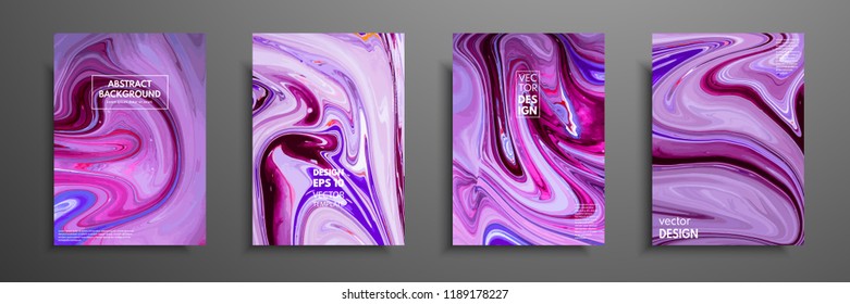 Mixture of acrylic paints. Modern artwork. Trendy design. Marble effect painting. Graphic hand drawn design for cover, poster, card, invitation, placard, brochure flyer etc