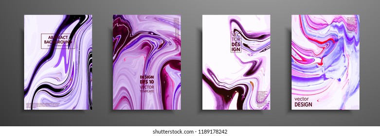 Mixture of acrylic paints. Modern artwork. Trendy design. Marble effect painting. Graphic hand drawn design for cover, poster, card, invitation, placard, brochure flyer etc