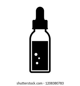 Mixture bottle vector icon isolated on white background