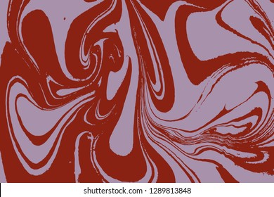 Mixture of liquid marble acrylic makeup paints. Applicable for design cover, presentation, invitation, flyer, and  business card. Fluid art puzzle texture. Vector.
