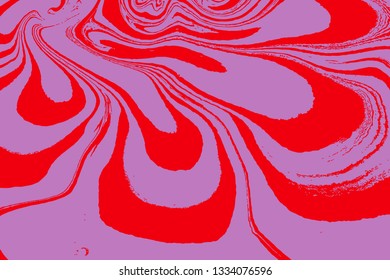 Mixture of liquid marble acrylic makeup paints. Applicable for design cover, presentation, invitation, flyer, and  business card. Fluid art puzzle texture. Vector.