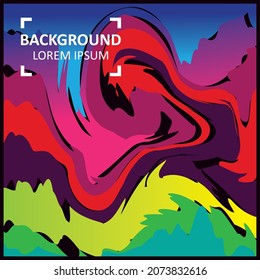 Mixture of Liquid marble texture Fluid abstract. Applicable for design cover poster and business card background