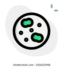 Mixture of micro organism in a lab researching about bacteria