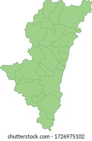 Miyazaki map (color can be changed)