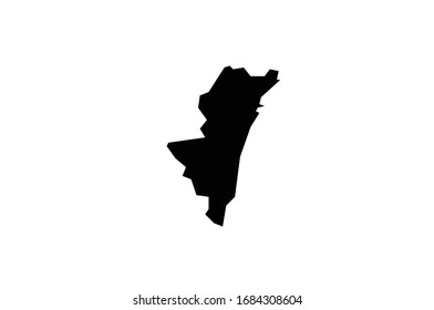 Miyazaki map Japan region prefecture shape
