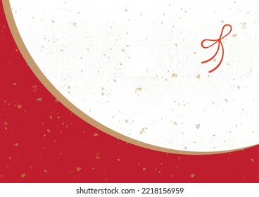 Mizuhiki Noshi Japanese paper pattern background illustration