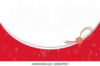 Mizuhiki Noshi Japanese paper pattern background illustration