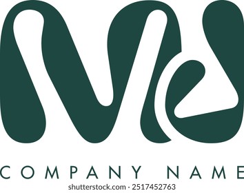 MJ criativo moderno abstrato carta logotipo vetor design. Utilizável para sua empresa ou empresa e identidade da marca.