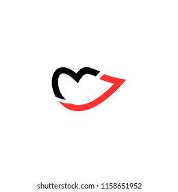 mj idea initial letter logo vector