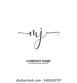 mj images stock photos vectors shutterstock https www shutterstock com image vector mj initial handwriting logo vector 1405245707