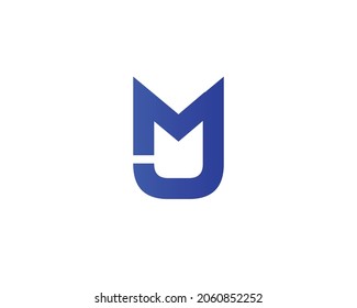 MJ JM logo design vector