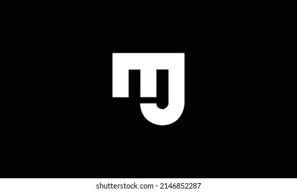 MJ Letter Logo Design. MJ letter logo Vector Illustration