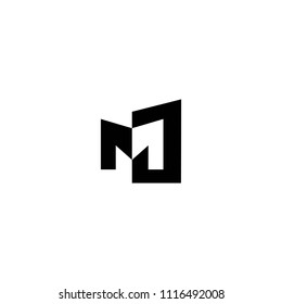 mj letter logo vector. m letter logo vector