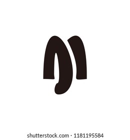 mj letter vector logo