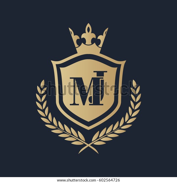 Mj Logo Stock Vector Royalty Free 602564726