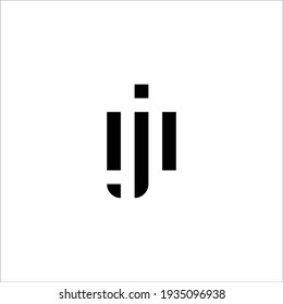 MJ logo design vector sign