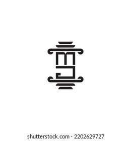 MJ pillar concept in high quality professional design that will print well across any print media