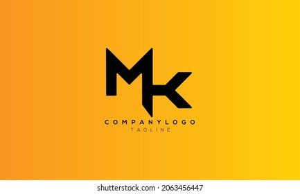 MK, KM, MHK, KHM, HMK, Abstract initial monogram letter alphabet logo design