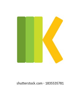 MK letter logo design vector
