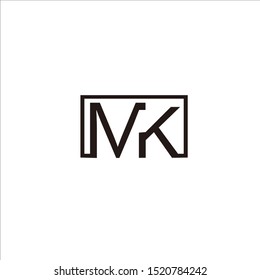 'MK' LETTER LOGO VECTOR AS A BRAND AND PRODUCT IDENTITY COMPANY