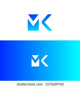 mk letter vector logo, mk letter logo, MK Logo. Vector Graphic Branding Letter Element. White Background