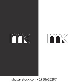 Mk Logo Design Vector Luxury Premium Stock Vector (Royalty Free ...