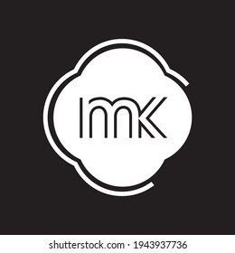 mk logo design vector luxury premium icon